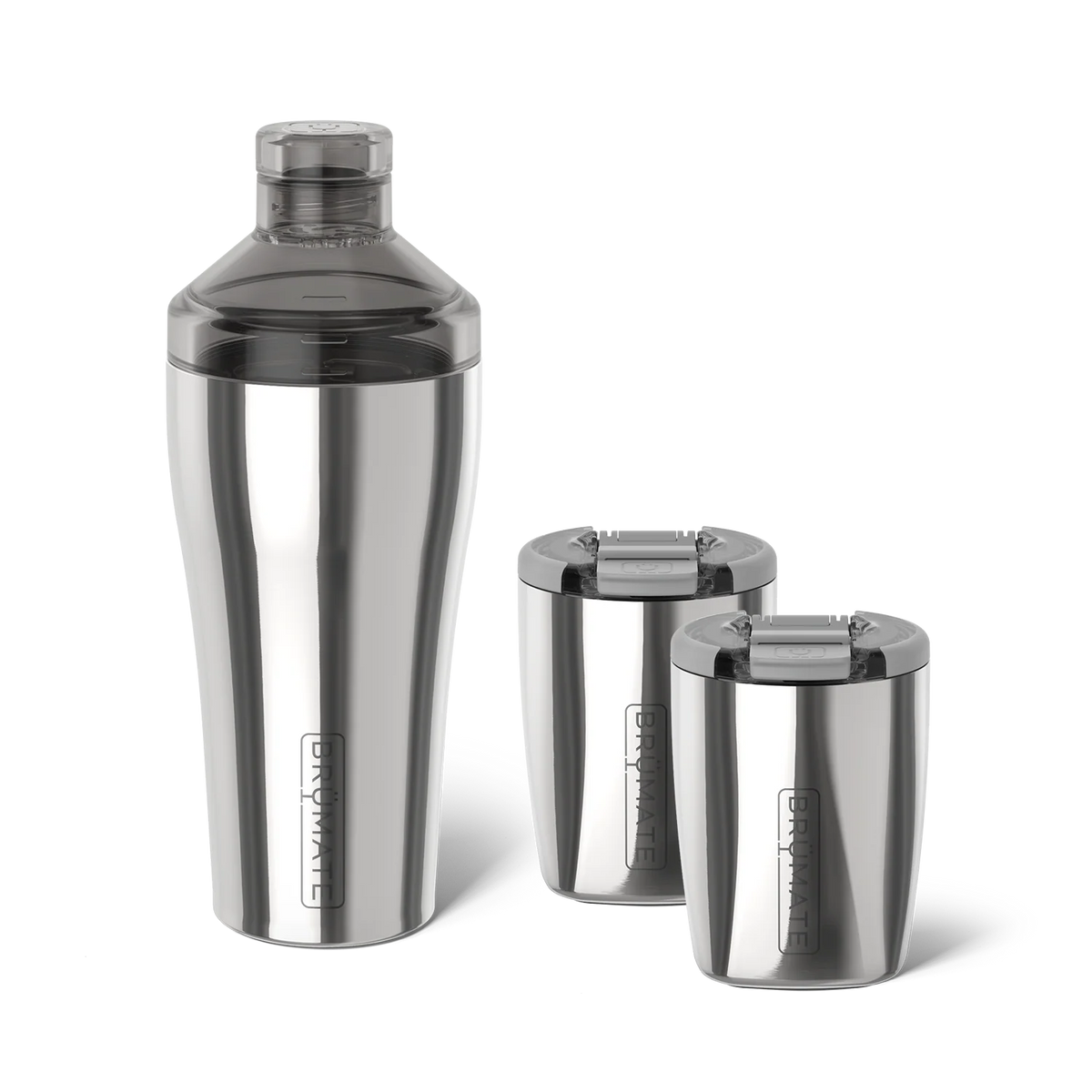 Cocktail Shaker + Rocks Bundle